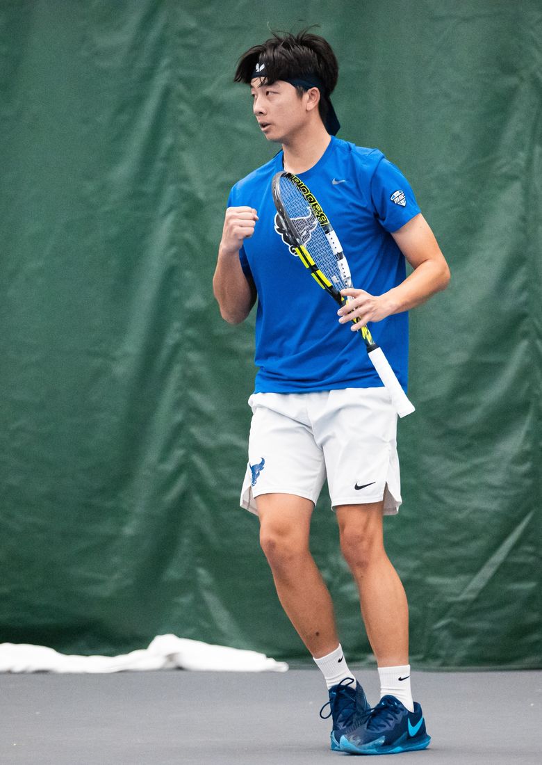 CT TENNIS 創辦人湯城 Rex 於比賽中